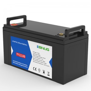 Kenlig Portable Plastic Battery Pack 12.8V 100/120/150/200AH Brugt i hjemmepladsen Solar Energy Storage System Lithium Battery