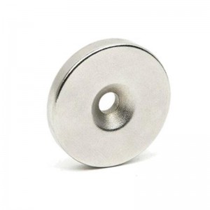 Tæller Sunk Head Hole Cylindrical Magnet