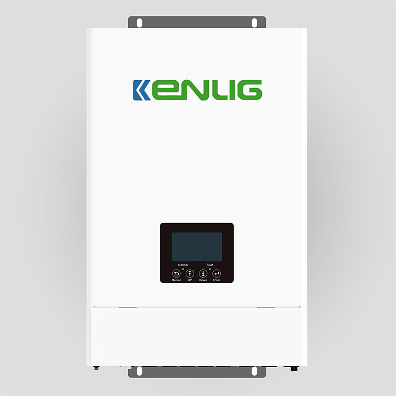 Kenlig multifunktionel højfrekvent ren sinusbølge off-grid solinverter 5KW hybrid energilagring inverter