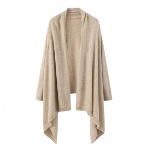 Producent leverer damer med ærmer strik cashmere poncho