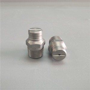 Højtryksskive fladt ventilator dyse vanddyse rustfrit stål spray jet