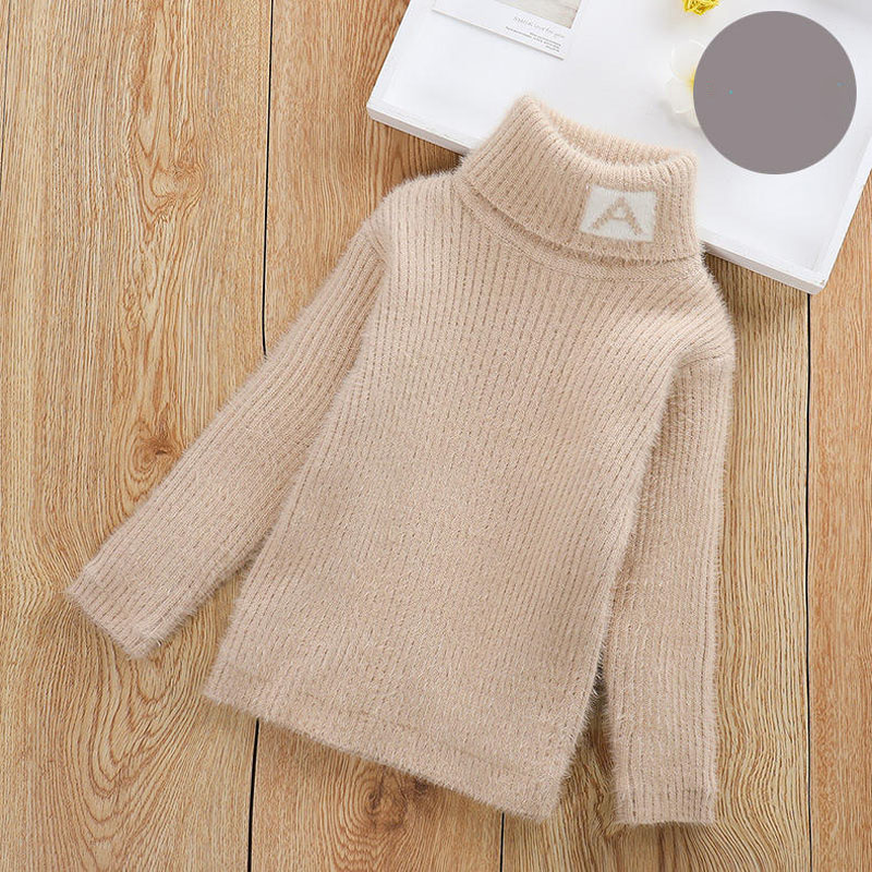 Højhals tøj overdådige sweatere børne tøj spædbarn baby børn strikker trøjer