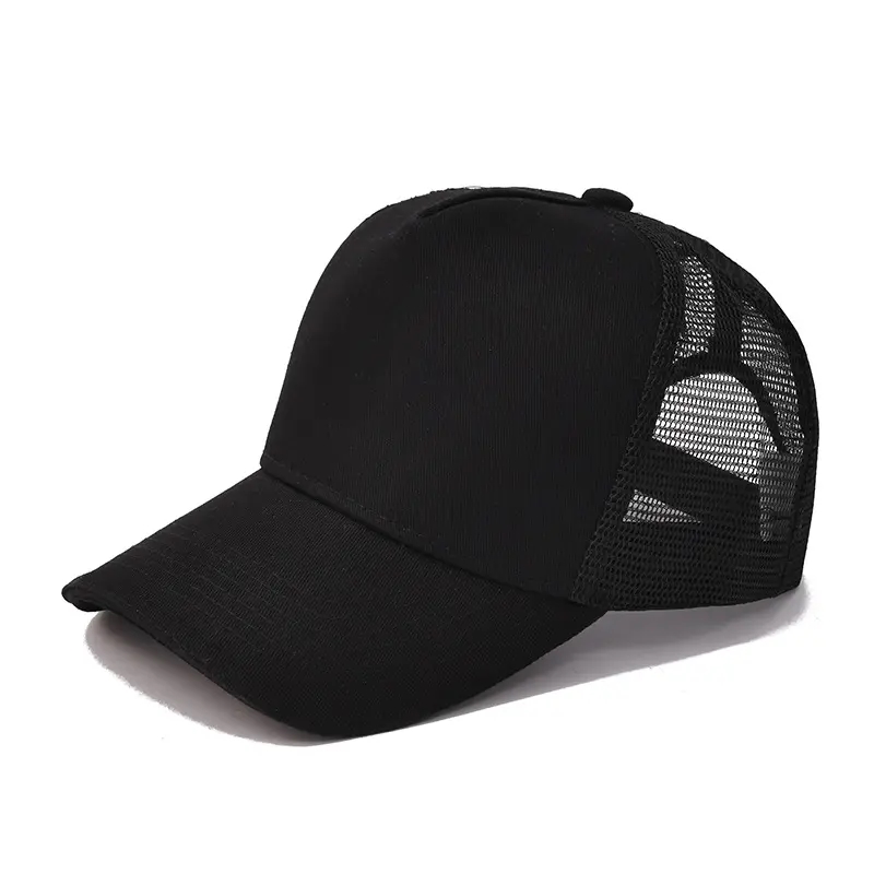Tilpasselig OEM -logo sommernet baseball cap baseball cap unisex mesh hat til mænd kvinder