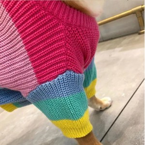 Producent Custom Winter Cotton strikkede kattefrakker sweater til kæledyr