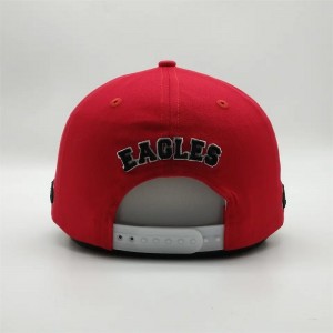 Brugerdefineret høj kvalitet 6 panel broderi To tone præ buet Brim hat Lav profil bomuld far baseball cap