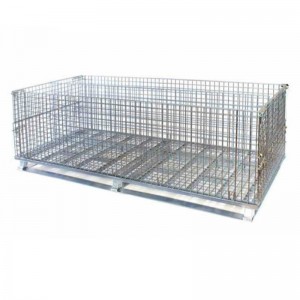 Foldbar trådnetbeholder