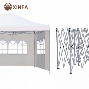 10x 20 ft pop -up baldakinfest bryllup Gazebo telt husly med 4 aftagelige sidevægge hvide