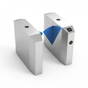 Ottekantet vingeport (blå plade)