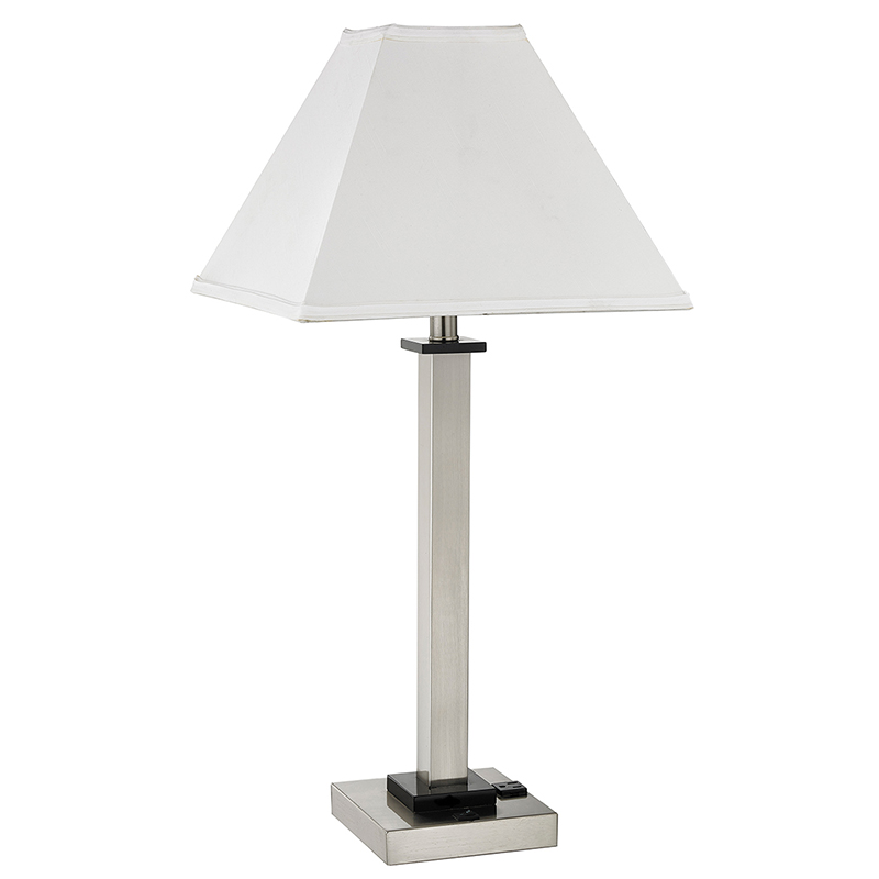 Enkeltnatstands bordlampe i værelsesrummet