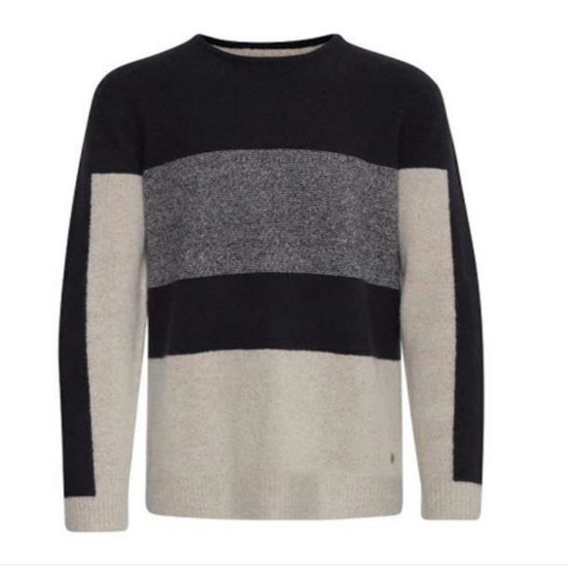 Genanvendt polyester pullover til mænd sweater