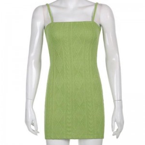 Modeklædning hæklet bomuld sommer kvinder kjole sweater