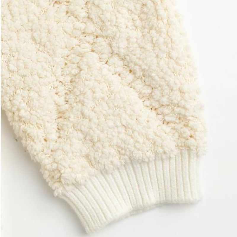 Afslappet blød berøring langærmet crewneck kvindestøj