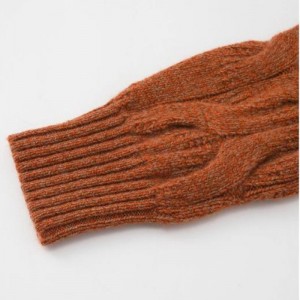 Kvinder overdimensioneret strikket afslappet sweater skildpadde hals doven vind