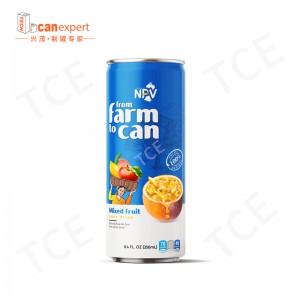 TCE-Factory Supply Hot Selling Fruit Beverage Tin Can