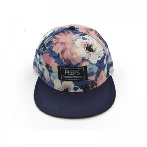 Brugerdefineret snapback -brugerdefineret logo med 3D -broderi -logoer Snap tilbage