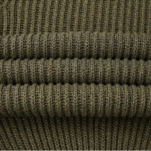 100% bomuldsmænds pullover -crewneck løs strikstøj