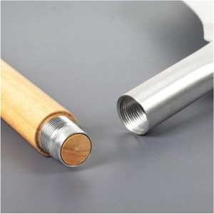 Varmt salg aftageligt håndtag Aluminium Pizza Peel Shovel med træhåndtag Pizza Peel