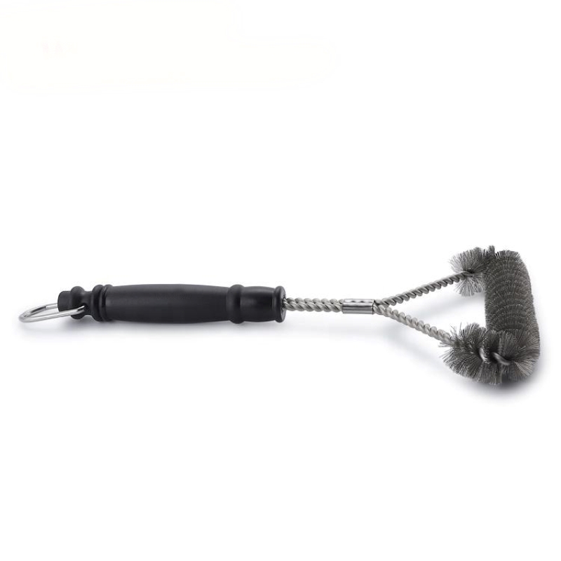 Pizza ovn BBQ grill rustfrit stål børste rustfrit stål børstninger med plasthåndtag