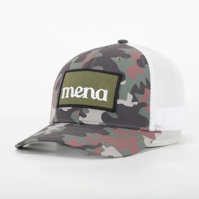 2023 Ny ankomst Kid Size Trucker Hat 6 Panel Logo med Tag Patch Trucker Cap Custom Made Trucker Hats