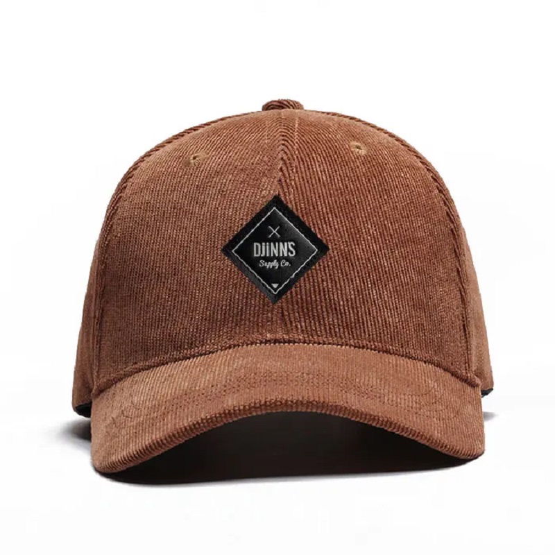 Brugerdefinerede sportshætter Sun Hat Men Design Hat Cap Gorras de Beisbol Corduroy Baseball Hat