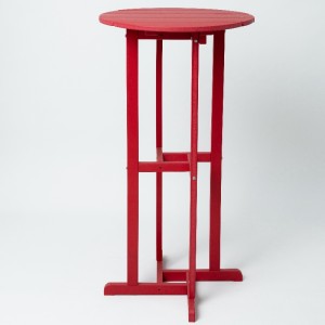 Rund udendørs sidebord