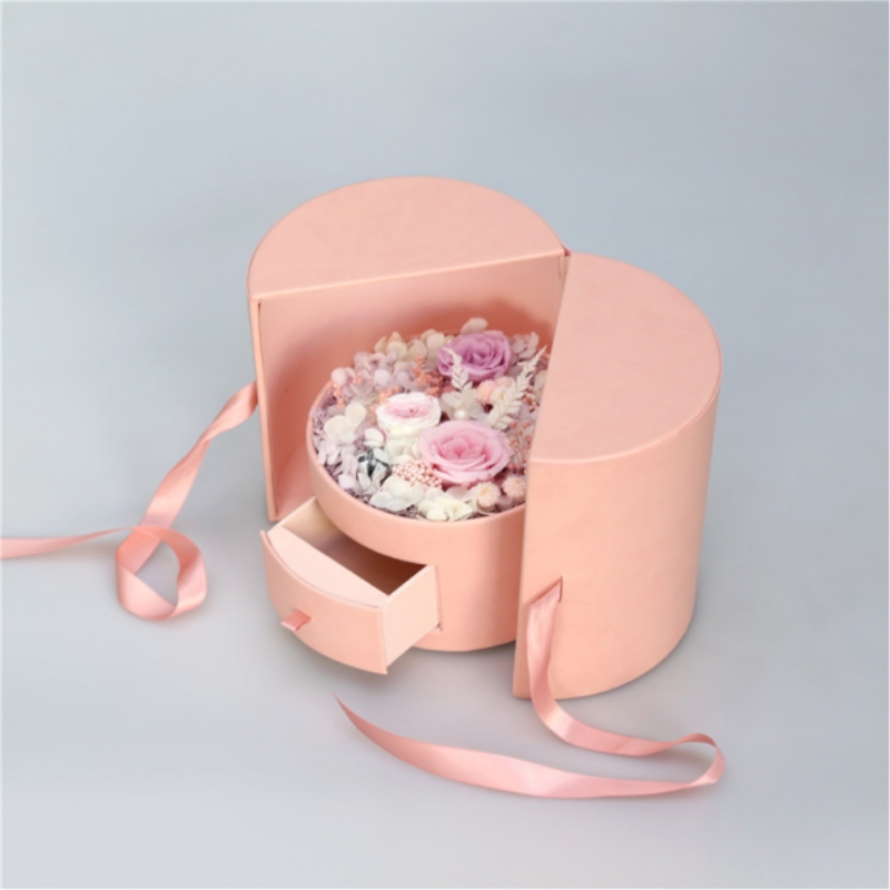 Cylindrisk skuffeboks