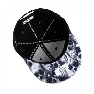 Engros brugerdefineret 3D broderi logo hiphop flad brim basketball snap back hat snapback caps