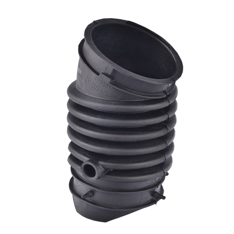 Fleksibel bilmotor sort gummi luftindtag filterrør