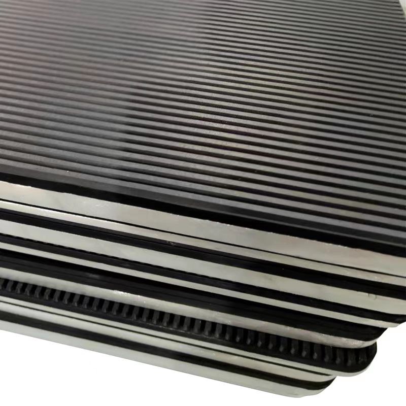 Gaffeltruck sort aluminiumslegering klemme gummiplade