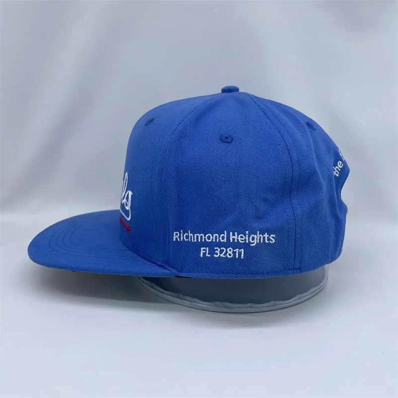 Engros mode 6 panel hip hop caps snapback cap 100% bomuld brugerdefineret logo snapback hat til mænd