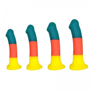 JC897 Engros populær simulering pik penis didol sex legetøj sucker kvinder enorme realistiske julefarve dildoer til kvindelige mænd