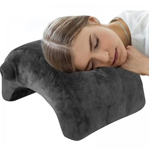 Rejsepude til flyreskivepude til lur i arbejdsvirkninger