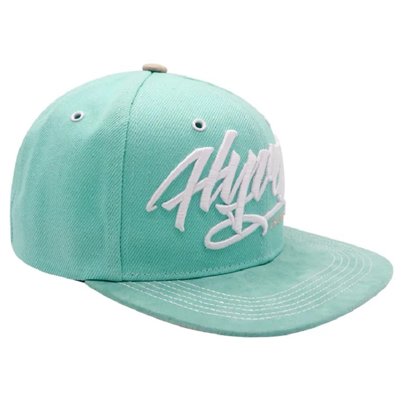 100% akryl tilpasset 3D broderede snapback hatte hætter