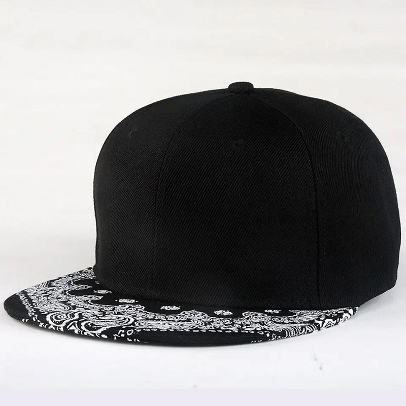 Engros brugerdefineret bomuldsprint snapback cap hat bedste baseball hatte i top kvalitet