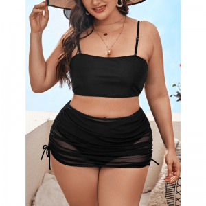 Tre stykker mode rygfri badedragter