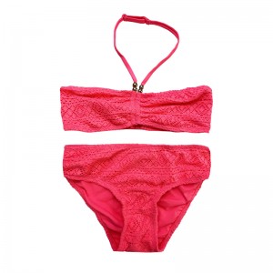 Halterneck blonder to stykker børn badedragter