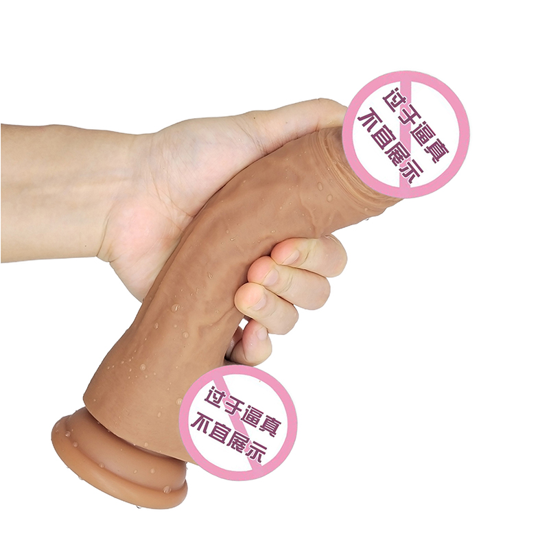 870 Engros populær simulering pik penis didol sex legetøj sucker kvinder enorme realistiske krystal dildoer til kvindelige mænd