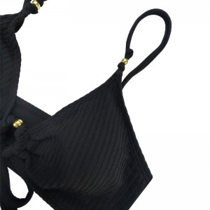 Ring Halterneck Lace-Up badedragt