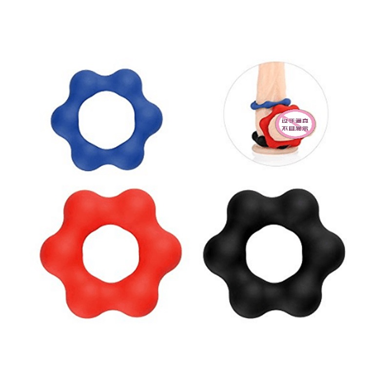 Hot Selling Men Sex Toy Penis Ring Cock Ring for Men Onrurbation (Six perle)