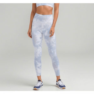 Tie-dye print hofte lift yogabukser