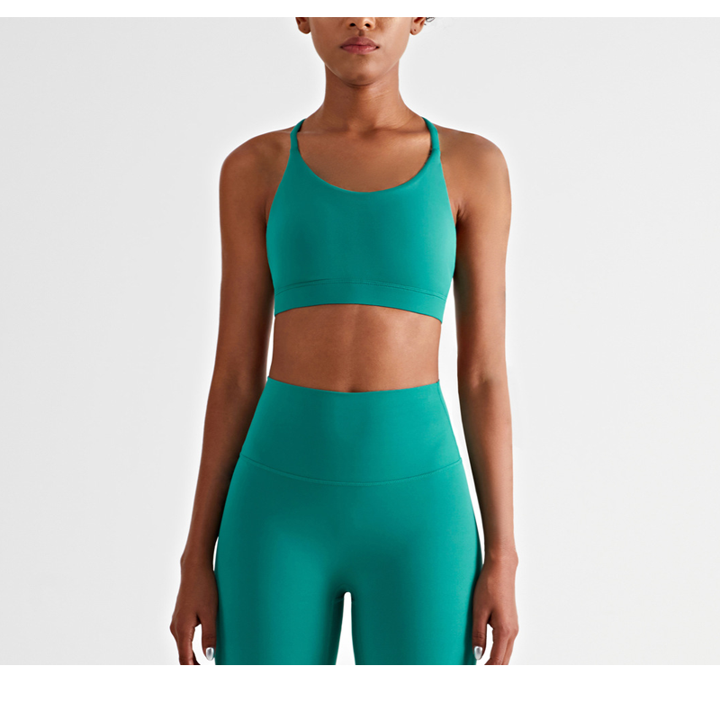 Trekant tilbage samle elastisk sportsbh