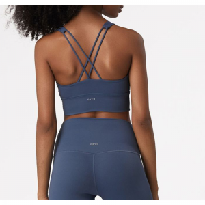 Plus størrelse kryds polstret sportsbh