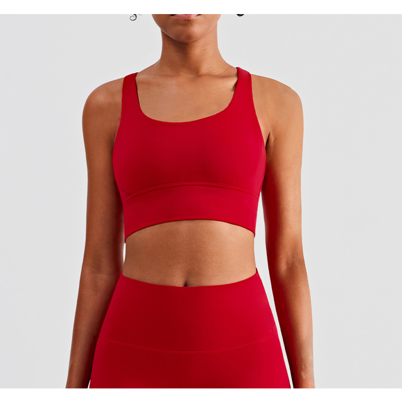 Kryds u-formet rygfri sportsbh