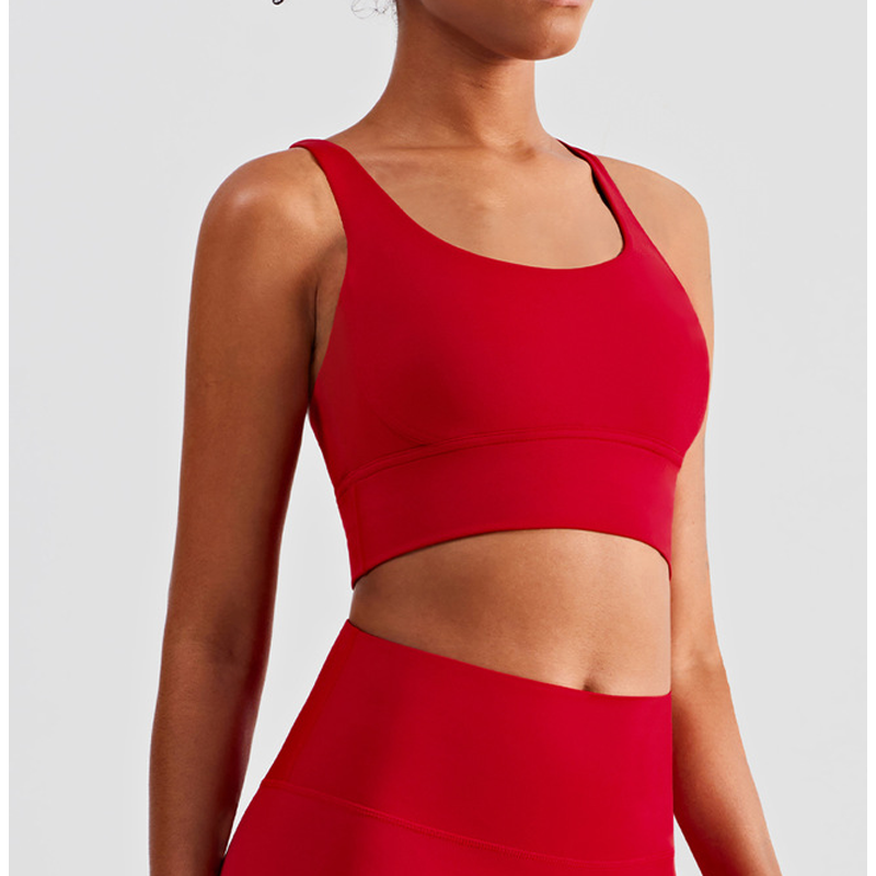 Kryds u-formet rygfri sportsbh