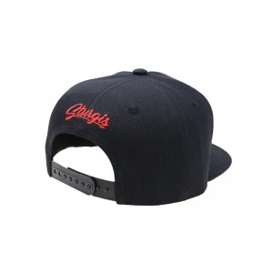 Broderi Bomuld Flat Brim Voksne Almindelige Herre Hip Hop Hat