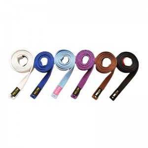 2023 Producent Promotions Custom Fin Procesed Pearl Weave BJJ Belt, BJJ GIS Belt