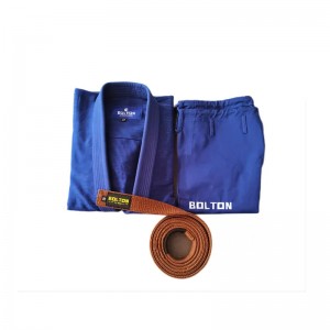 Engros BJJ GIS -bælte tilpasset 100% bomuld Martial Arts Gray White BJJ Belt