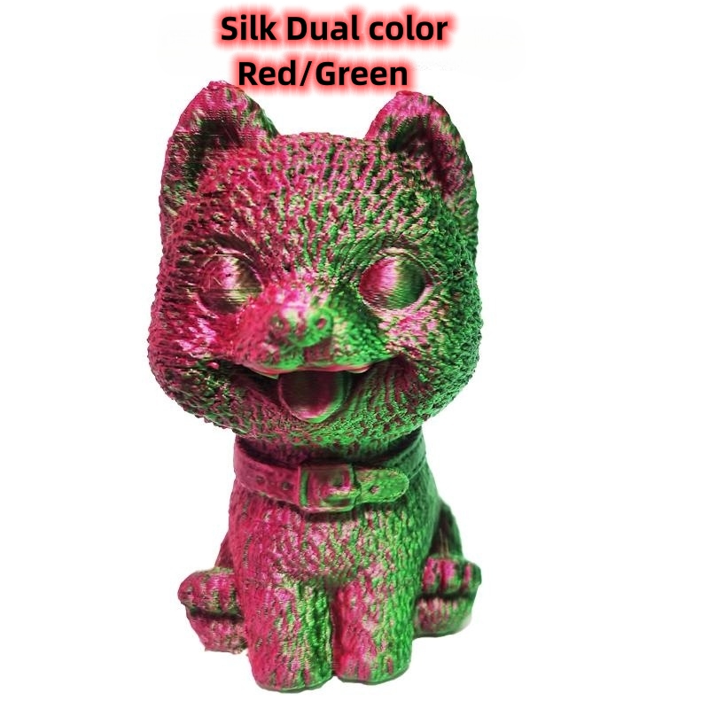 Pla filament silke dobbelt farve filament, 1,75 mm 3D filament, 3D -printer filament