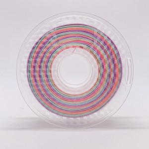 Silke Rainbow Multicolour Pla Filament Pastel Color1.75mm 3D Printer Pla Filament