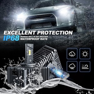 D5s/r LED -forlygter pærer